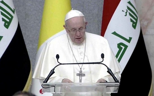 Foto Papa Francisco en Iraq