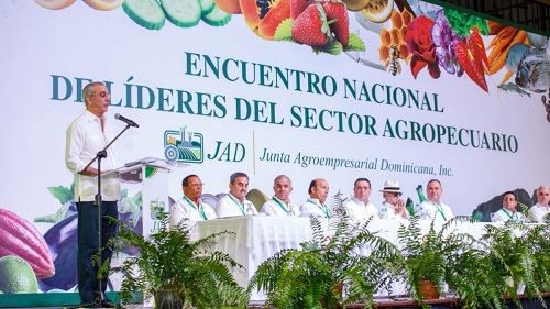 Foto Abinader habla encuentro nacional de agricultores