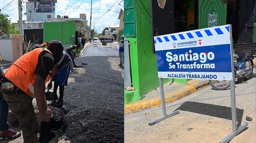Foto Santiagueros valoran plan de asfaltado y bacheo de la Alcaldía