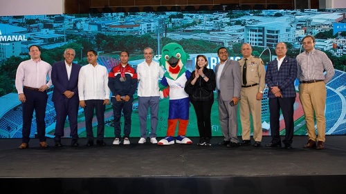 Foto abinader y los juegos