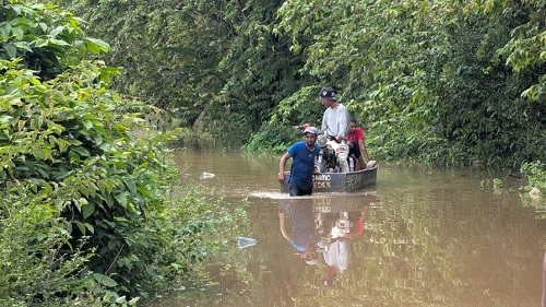 Foto yola de transporte en Los Contreras