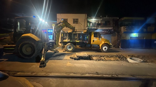 foto colector aguas de La Piña