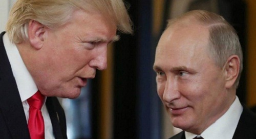 Foto Trump y Vladimir Putin