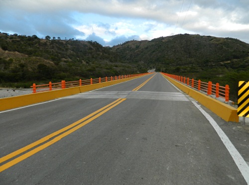 Foto carretera inaugurada en el sur