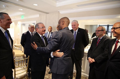 Foto danilo se reúne con el presidnete de Haití