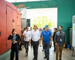  Alcalde Ulises Rodríguez supervisa remodelación Mercado Pueblo Nuevo