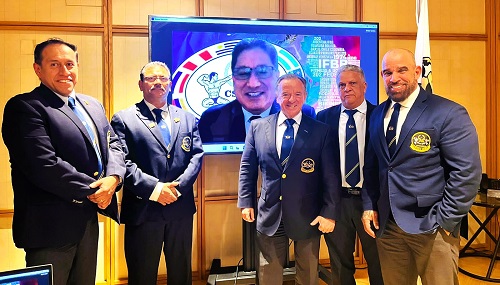 Foto Presidente mundial y ejecutivos de las Américas