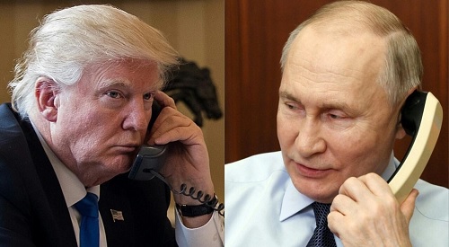 Foto  Putin y Trump