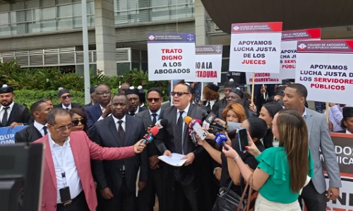 Foto abogados protestan