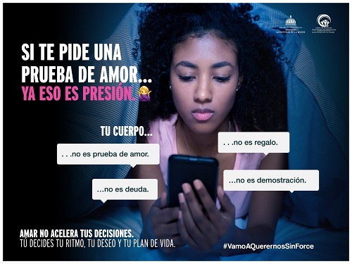 Foto campaña Ministerio de la Mujer
