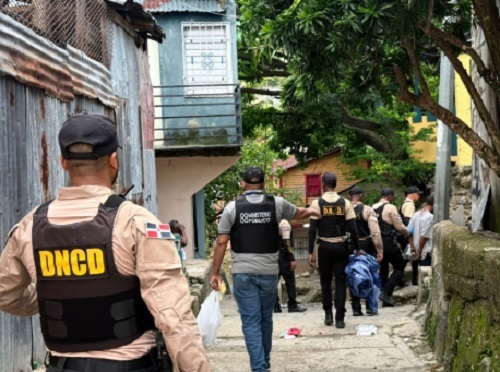Foto incautan drogas SD Este SFM y La Vega