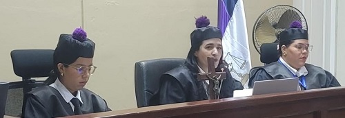 Foto jueces Tribunal Sanrtiago Rodríguez