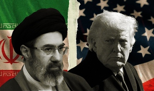 Foto presidentes Irán y EU