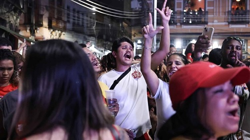 Foto simpatizantes de brasil elecciones