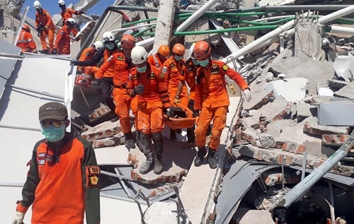 Foto terremoto Indonenesia